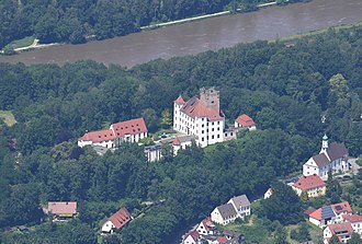 Reisensburg Castle exterior view